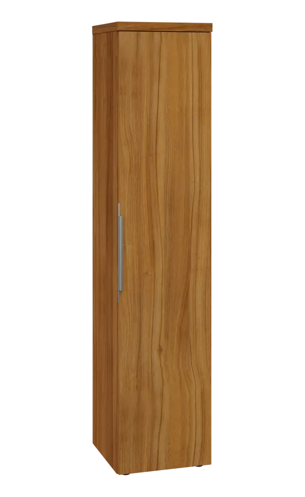 SIN 5 - 4D kancelářská skříň, 1-dveřová, pravá, 1820x400x400, ořech světlý